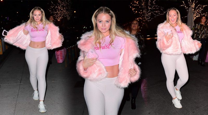 Iskra Lawrence – Candids in New York
