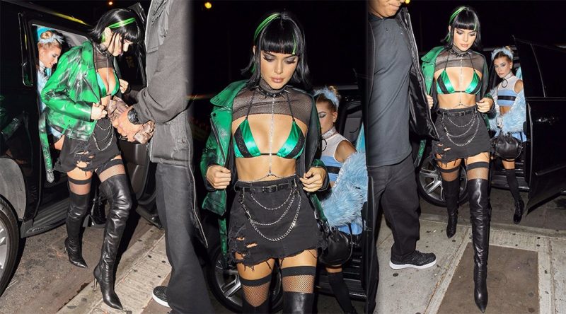 Kendall Jenner – Halloween Party at Delilah in West Hollywood