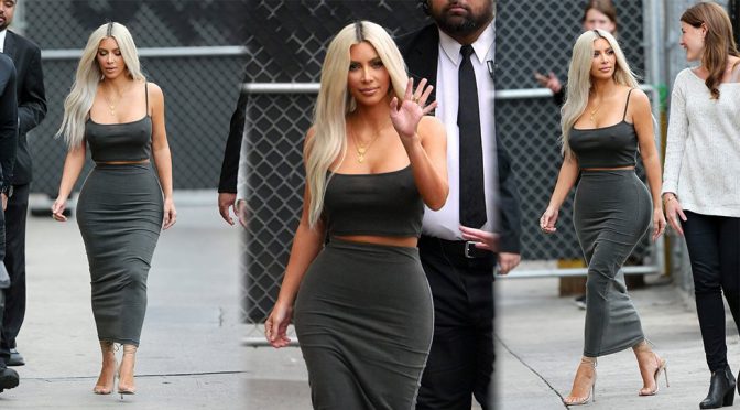 Kim Kardashian Braless