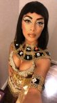 Nicole Scherzinger Cleavage Haloween Cleapatra