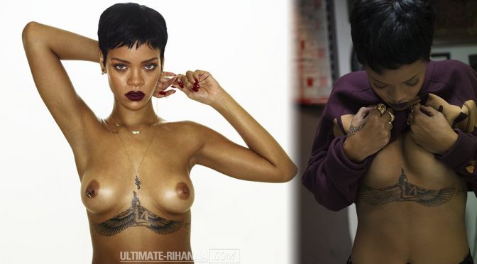 Rihanna – “Unapologetic” 2012 Topless Photoshoot Outtakes (NSFW)