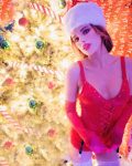 Bella Thorne Christmas Lingerie