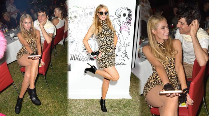 Paris Hilton – Act 1 Magazine by Sebastian Faena Dinner in Miami Beach