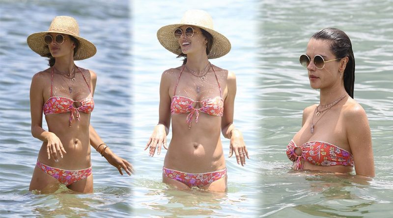 Alessandra Ambrosio – Bikini Candids in Florianopolis