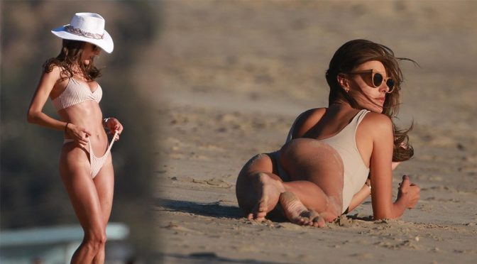 Alessandra Ambrosio – Bikini Candids in Malibu