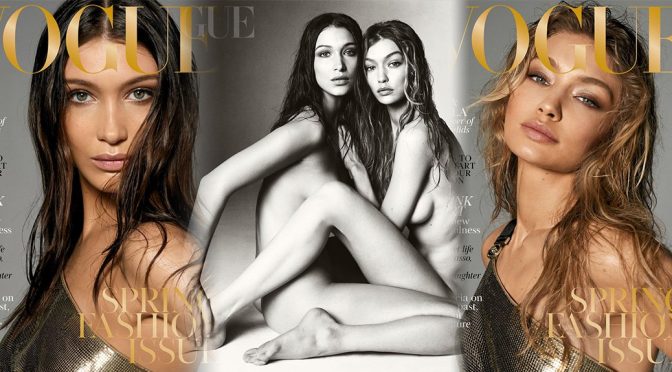 Bella & Gigi Hadid – Vogue UK Magazine Photoshoot (March 2018)