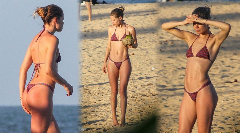 Doutzen Kroes – Bikini Candids in Brazil