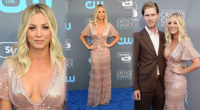 Kaley Cuoco – 23rd Annual Critics’ Choice Awards in Santa Monica