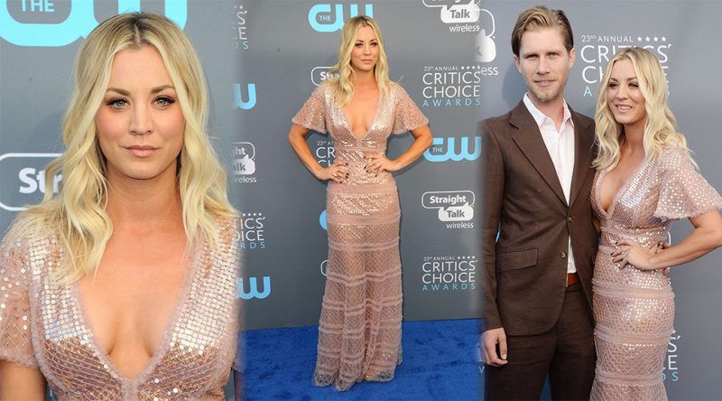 Kaley Cuoco – 23rd Annual Critics’ Choice Awards in Santa Monica