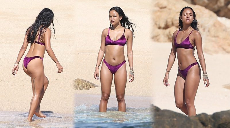 Karrueche Tran – Bikini Candids in Cabo