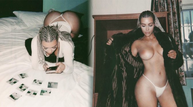 Kim Kardashian Topless