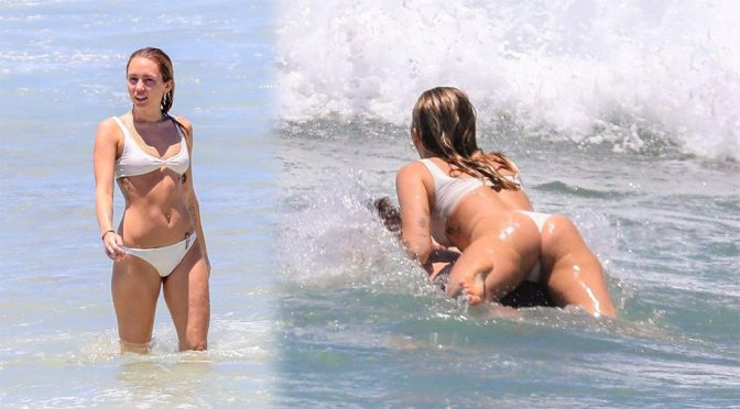 Miley Cyrus – Bikini Candids in Australia
