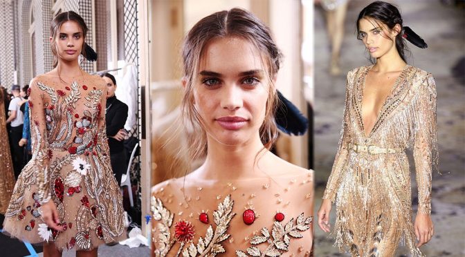 Sara Sampaio – Zuhair Murad Couture Fashion Show in Paris