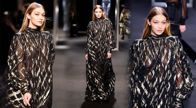 Gigi Hadid – Alberta Ferretti Fashion Show in Milan
