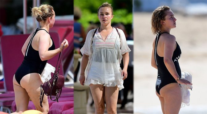 Hayden Panettiere – Swimsuit Candids in Barbados