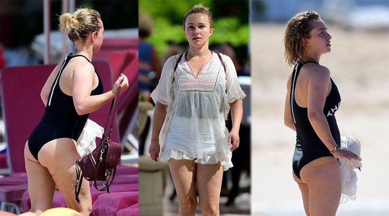 Hayden Panettiere – Swimsuit Candids in Barbados