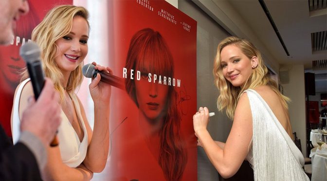 Jennifer Lawrence – “Red Sparrow” Luncheon in Washington