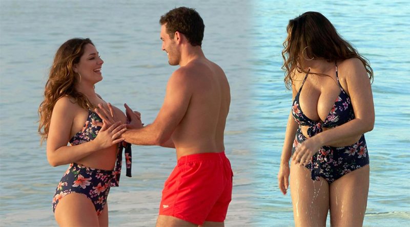 Kelly Brook – Bikini Candids in Antigua