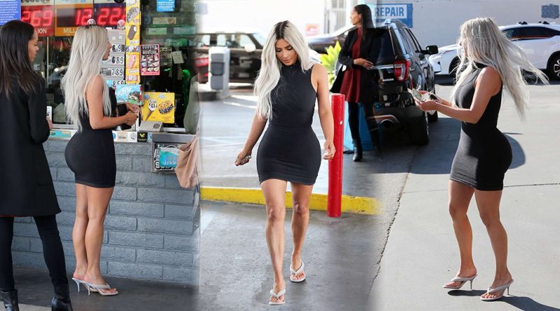 Kim Kardashian – Candids in Hollywood