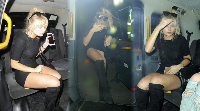Lottie Moss – Upskirt Candids in London