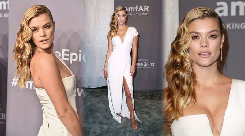 Nina Agdal – 2018 amfAR Gala in New York