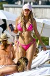 Alexa Dellanos Tiny Pink Bikini