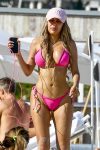 Alexa Dellanos Tiny Pink Bikini
