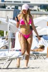 Alexa Dellanos Tiny Pink Bikini