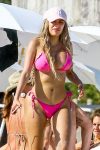 Alexa Dellanos Tiny Pink Bikini