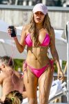 Alexa Dellanos Tiny Pink Bikini