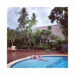 Alyson Aly Michalka Bikini Pool