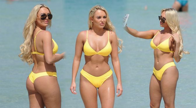 Amber Turner – Bikini Candids in Dubai