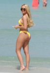 Amber Turner Yellow Bikini