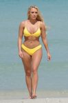 Amber Turner Yellow Bikini