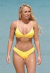 Amber Turner Yellow Bikini