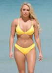 Amber Turner Yellow Bikini