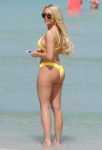 Amber Turner Yellow Bikini