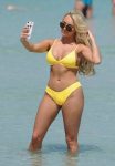 Amber Turner Yellow Bikini