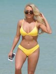 Amber Turner Yellow Bikini