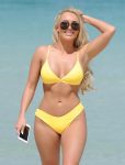 Amber Turner Yellow Bikini