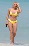 Amber Turner Yellow Bikini