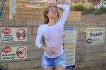 Ana Braga Wet T Shirt Photoshoot