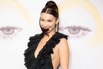 Bella Hadid Smiling and Braless In Shanghai