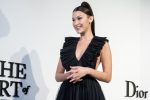 Bella Hadid Braless In Shanghai