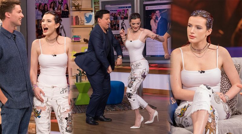Bella Thorne on “Despierta America” in Miami