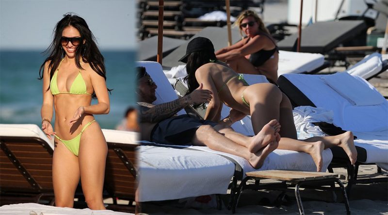 Bre Tiesi – Bikini Candids in Miami