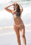 Davina Rankin shows off her bikini body in Byron Bay