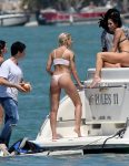 Halsey Bikini On Yacht