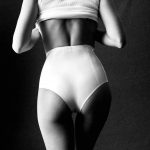 Irina Shayk sexy ass wearing white panties