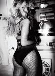 Mariah Carey shows ass wearing black panties